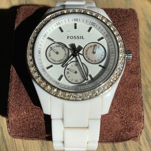 White Fossil Watch in Excellent Shape!